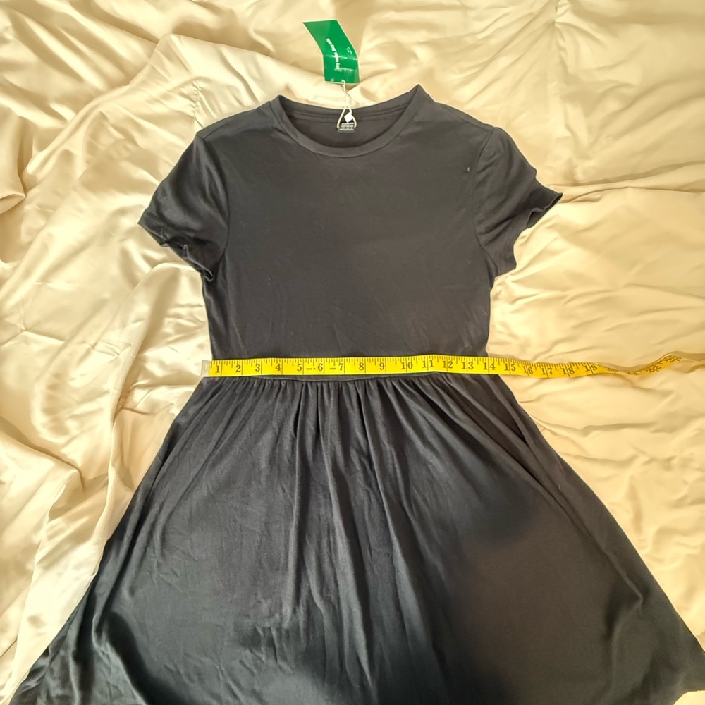 SHEIN Black A-Line Casual Sundress